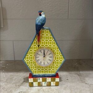 Colorful Parrot Wall Clock